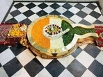 'Shivalinga' at Rishikesh temple decorated in tricolour on Republic day. 'Shivalinga' at Rishikesh temple decorated in tricolour on Republic day.