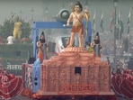 Uttar Pradesh's special tableau depicting an idol of Ram Lalla