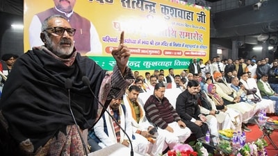Union minister Giriraj Singh said youths of the country will have to become Maharana Pratap. (ANI file photo) Union minister Giriraj Singh said youths of the country will have to become Maharana Pratap. (ANI file photo)