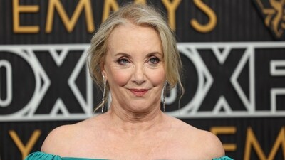 J. Smith-Cameron at the 75th Primetime Emmy Awards in Los Angeles on January 15, 2024. (REUTERS)