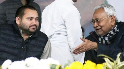 Bihar chief minister Nitish Kumar with deputy chief minister Tejashwi Yadav (HT File Photo/Santosh Kumar) Bihar chief minister Nitish Kumar with deputy chief minister Tejashwi Yadav (HT File Photo/Santosh Kumar)