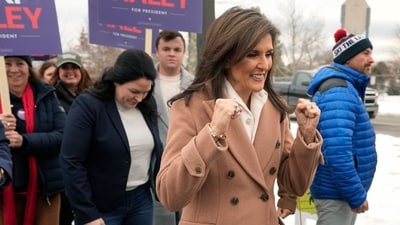 Nikki Haley makes a final appeal to her home state voters (AP Photo/Steven Senne) (AP) Nikki Haley makes a final appeal to her home state voters (AP Photo/Steven Senne) (AP)