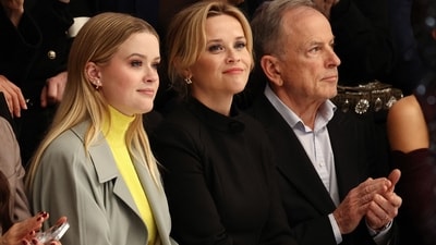 South Korean actor Song Hye-kyo, US actor Reese Witherspoon, her daughter Ava Elizabeth Phillippe attend the Fendi Women's Haute-Couture Spring/Summer 2024 show (Emmanuel Dunand / AFP) South Korean actor Song Hye-kyo, US actor Reese Witherspoon, her daughter Ava Elizabeth Phillippe attend the Fendi Women's Haute-Couture Spring/Summer 2024 show (Emmanuel Dunand / AFP)
