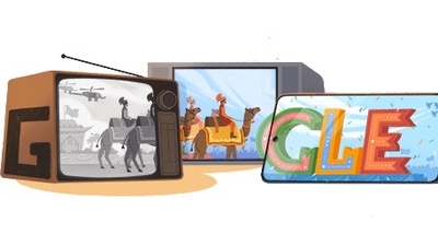 Google Doodle for Republic Day 2024. (Google)