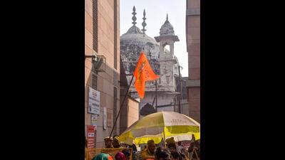 The Gyanvapi mosque in Varanasi. (PTI) The Gyanvapi mosque in Varanasi. (PTI)