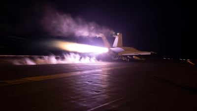 The US and British militaries bombed multiple targets in locations used by the Iranian-backed Houthis in Yemen. (AP/File) The US and British militaries bombed multiple targets in locations used by the Iranian-backed Houthis in Yemen. (AP/File)