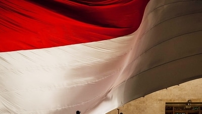 Indonesian flag (Asia Society)