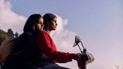 Preeti Panigrahi and Kani Kusruti in a still from Girls Will Be Girls. Preeti Panigrahi and Kani Kusruti in a still from Girls Will Be Girls.