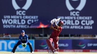 West Indies edged past England. West Indies edged past England.