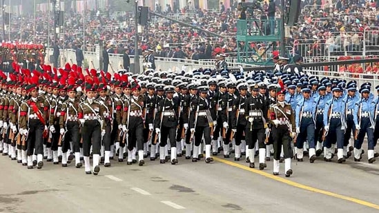 The 75th Republic Day Parade at Kartavya Path on January 26, 2024, will showcase the themes of ‘Viksit Bharat’ and ‘Bharat - Loktantra ki Matruka’, emphasizing a women-centric focus.(PIB)