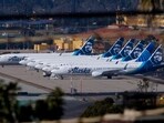  Alaska Airlines Max 9 Fleet takes flight after intensive checks following the FAA guidelines. REUTERS/Mike Blake/File Photo