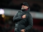 Liverpool's manager Jurgen Klopp celebrates a win.