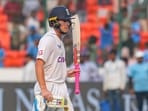 England's Ollie Pope acknowledges the crowd as he walks towards the pavilion after the end of play on the third day England's Ollie Pope acknowledges the crowd as he walks towards the pavilion after the end of play on the third day