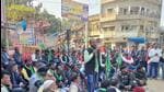 The commercial establishments in Dumka remained shut on Saturday due to the day-long bandh called by the JMM (HT Photo)