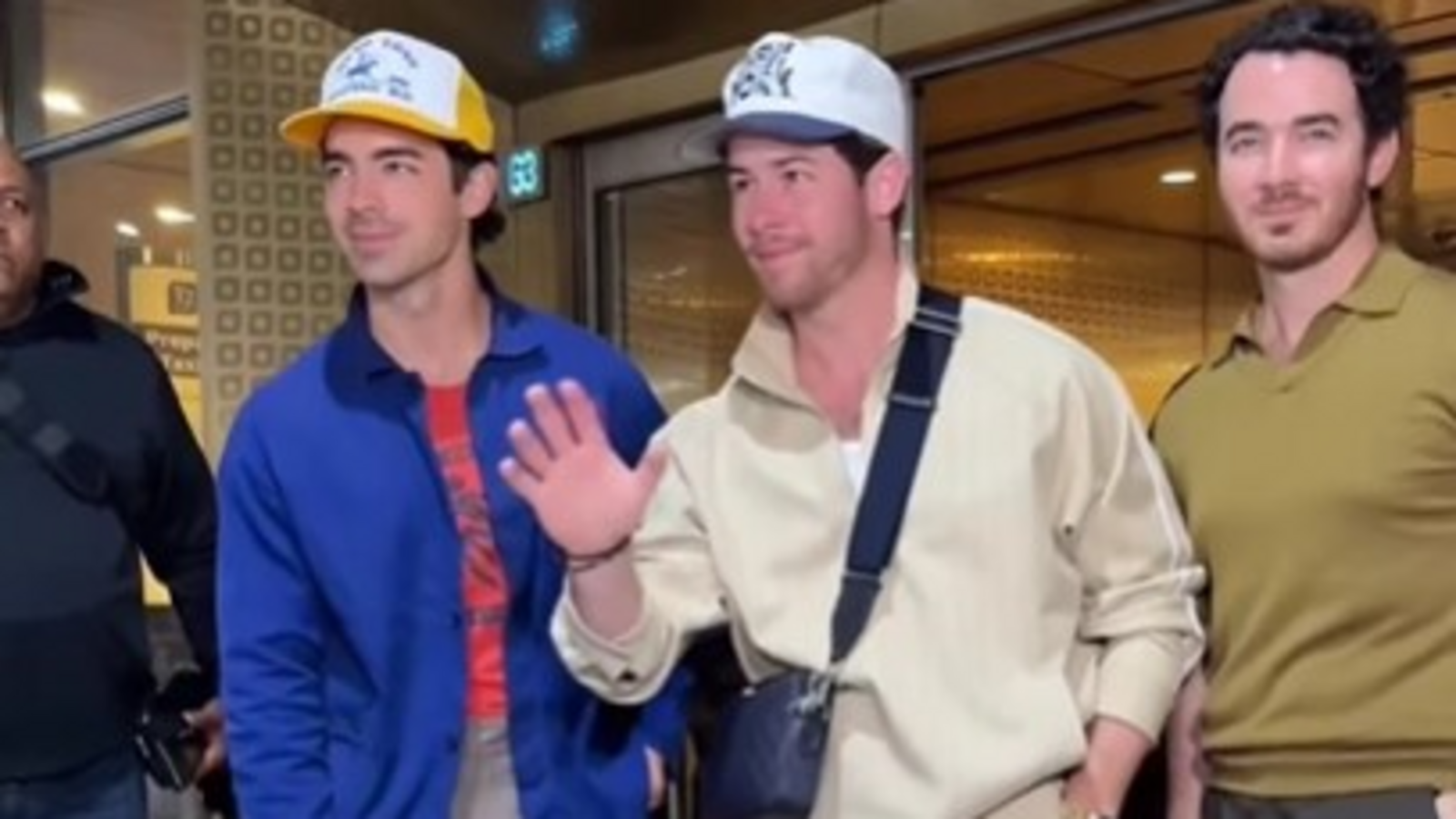 Jonas Brothers arrive in Mumbai ahead of their show at Lollapalooza India - Vimarsana News