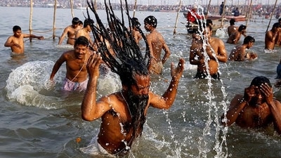 Hindu devotees take holy dips at Sangam, the confluence of the rivers Ganga, Yamuna and Saraswati on Maghi Purnima, or the full-moon day of the month of Magh, during the annual traditional fair of 'Magh Mela' in Allahabad. (File photo) Hindu devotees take holy dips at Sangam, the confluence of the rivers Ganga, Yamuna and Saraswati on Maghi Purnima, or the full-moon day of the month of Magh, during the annual traditional fair of 'Magh Mela' in Allahabad. (File photo)