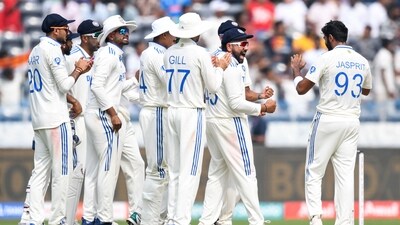 During England's second innings, Jasprit Bumrah and R Ashwin took two-wicket hauls for India. (AFP)