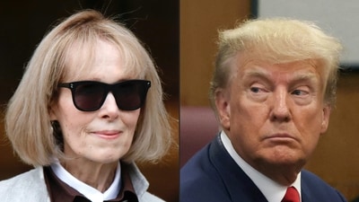 Columnist E Jean Carroll (L). Ex-US President Donald Trump. (AFP) Columnist E Jean Carroll (L). Ex-US President Donald Trump. (AFP)
