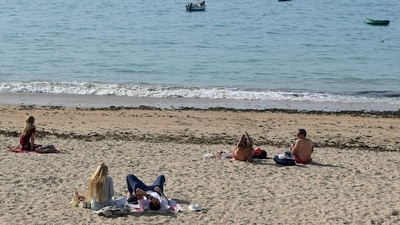 The high temperatures affecting southern Europe are attributed to an anticyclone transporting a hot air mass from further south, as stated by the country's AEMET weather agency. (AFP) The high temperatures affecting southern Europe are attributed to an anticyclone transporting a hot air mass from further south, as stated by the country's AEMET weather agency. (AFP)