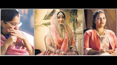 Sandhya and Sneha feature in the documentary series Wedding.Con. (Above centre) A fictional bride from the series Made in Heaven. In each case, the women contorted themselves into new shapes trying to acquire the tag of ‘married’. Sandhya and Sneha feature in the documentary series Wedding.Con. (Above centre) A fictional bride from the series Made in Heaven. In each case, the women contorted themselves into new shapes trying to acquire the tag of ‘married’.