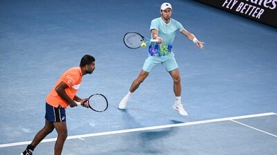 This was Bopanna's second Grand Slam title, having won the French Open mixed doubles title in 2018. (AFP)