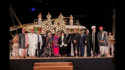 The Class of ‘74 put up a medley, written and co-directed by Dr Swati Piramal, to mark its 50th anniversary a few days ago. (HT photo) The Class of ‘74 put up a medley, written and co-directed by Dr Swati Piramal, to mark its 50th anniversary a few days ago. (HT photo)