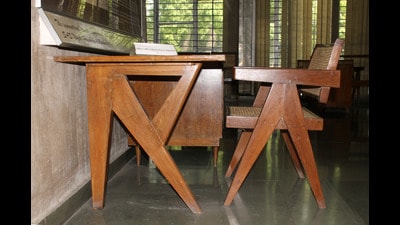 The artefact, designed by architect Pierre Jeanneret and belonging to PGIMER, Chandigarh, was sold by Piasa, an auction house in Paris. (HT File Photo/For representation only) The artefact, designed by architect Pierre Jeanneret and belonging to PGIMER, Chandigarh, was sold by Piasa, an auction house in Paris. (HT File Photo/For representation only)