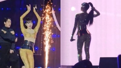 Le Gala des Pièces Jaunes 2024 prepared to welcome BLACKPINK's Lisa to the center stage. (x (twitter))