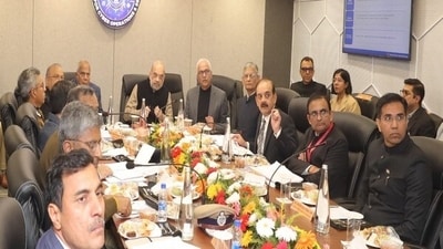 Amit Shah held a review meeting in Chandigarh last month to discuss the implementation of 3 new criminal laws. (ANI) Amit Shah held a review meeting in Chandigarh last month to discuss the implementation of 3 new criminal laws. (ANI)