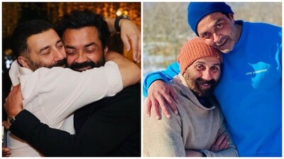 Sunny Deol has shared some pics with Bobby Deol on his birthday. Sunny Deol has shared some pics with Bobby Deol on his birthday.