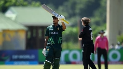 Pakistan put in a good batting show. Pakistan put in a good batting show.