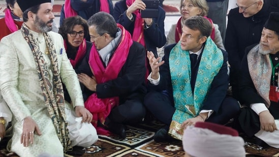 Macron shared his appreciation for the unique bond that transcends time and shared values between France and India.(AFP)