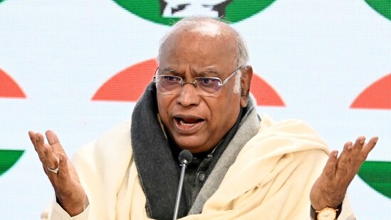 Congress National President Mallikarjun Kharge. (ANI)
