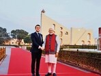 PM Narendra Modi and France’s President Emmanuel Macron (AFP)