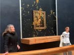  Climate activists throw soup at Mona Lisa painting