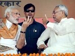 Prime Minister Narendra Modi and outgoIng Bihar CM Nitish Kumar Prime Minister Narendra Modi and outgoIng Bihar CM Nitish Kumar