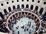 Texans protest the 'Bathroom Bill' outside the senate committee. In 2017, the state legislature attempted to pass Senate Bill 6, also known as the “Bathroom Bill” that prevented transgender people from using bathrooms of their choice in public buildings. The bill was not cleared.