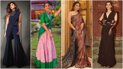 Unlock the secrets to draping a saree with the effortless grace and style of Bollywood stars. (Instagram ) Unlock the secrets to draping a saree with the effortless grace and style of Bollywood stars. (Instagram )
