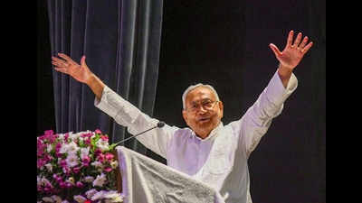 For the past two decades, Nitish Kumar has nearly always been one, very important identity — chief minister of Bihar. (PTI) For the past two decades, Nitish Kumar has nearly always been one, very important identity — chief minister of Bihar. (PTI)