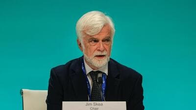 IPCC chair Jim Skea. (AFP) IPCC chair Jim Skea. (AFP)
