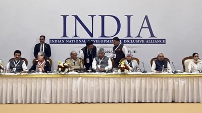 A file photo from the INDIA bloc's December 19 meeting. (Hindustan Times photo)