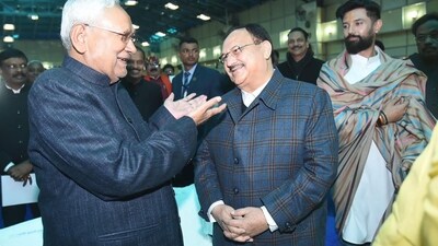 Nitish Kumar on Sunday returned to the NDA fold exiting the INDIA bloc.
