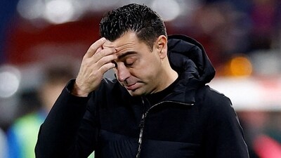 Xavi said he made the decision “several days ago'' (REUTERS)