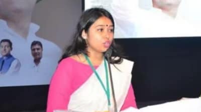 Ex-Assam Indian Youth Congress president Angkita Dutta. (File photo)