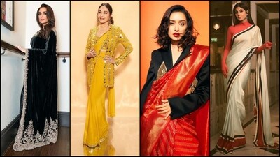 5 Bollywood celeb-inspired chic ways to slay in sarees during winter (Instagram) 5 Bollywood celeb-inspired chic ways to slay in sarees during winter (Instagram)