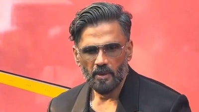 Suniel Shetty at Bigg Boss 17 finale Suniel Shetty at Bigg Boss 17 finale