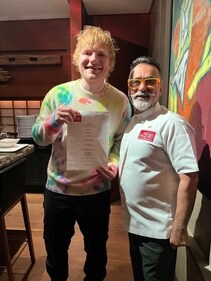 Sheeran expressed his excitement about visiting India during a chat with chef Bhatia Sheeran expressed his excitement about visiting India during a chat with chef Bhatia
