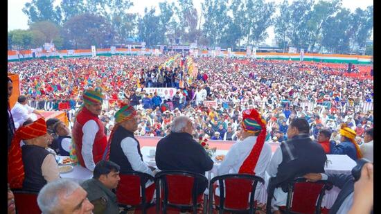 Hooda also said that there is a severe shortage of doctors, teachers and government employees. He alleged that education and health facilities are in shambles in Haryana. (HT Photo)