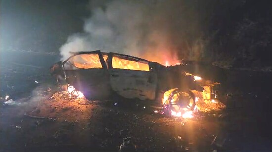 The incident happened on the Jalandhar-Pathankot road near Unchi Bassi on Friday night. (File)