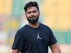 India's Rishabh Pant after his net practice as part of his rehabilitation programme. India's Rishabh Pant after his net practice as part of his rehabilitation programme.